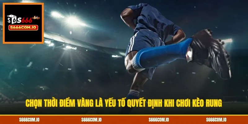 Chọn thời điểm vàng là yếu tố quyết định khi chơi kèo rung