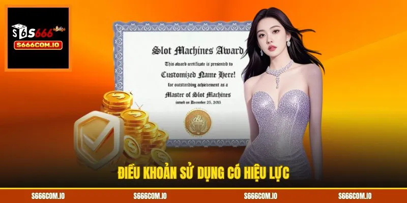 Điều khoản sử dụng có hiệu lực