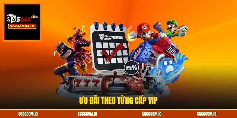 Ưu đãi theo từng cấp VIP